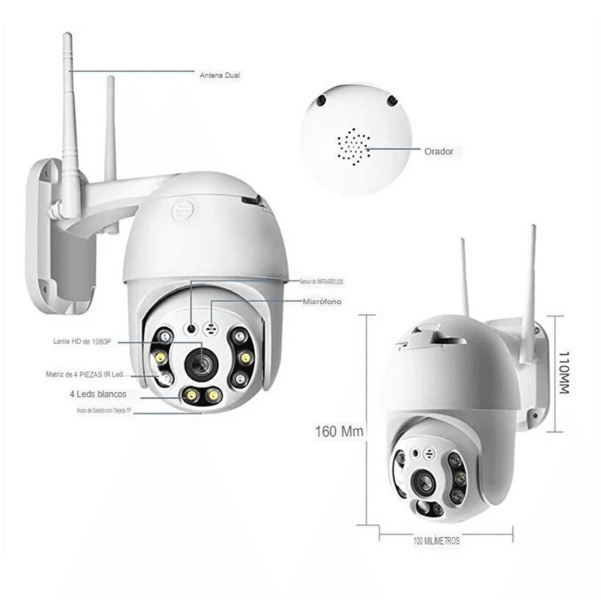 Cámara de Seguridad de 360 Grados - SuperElectro