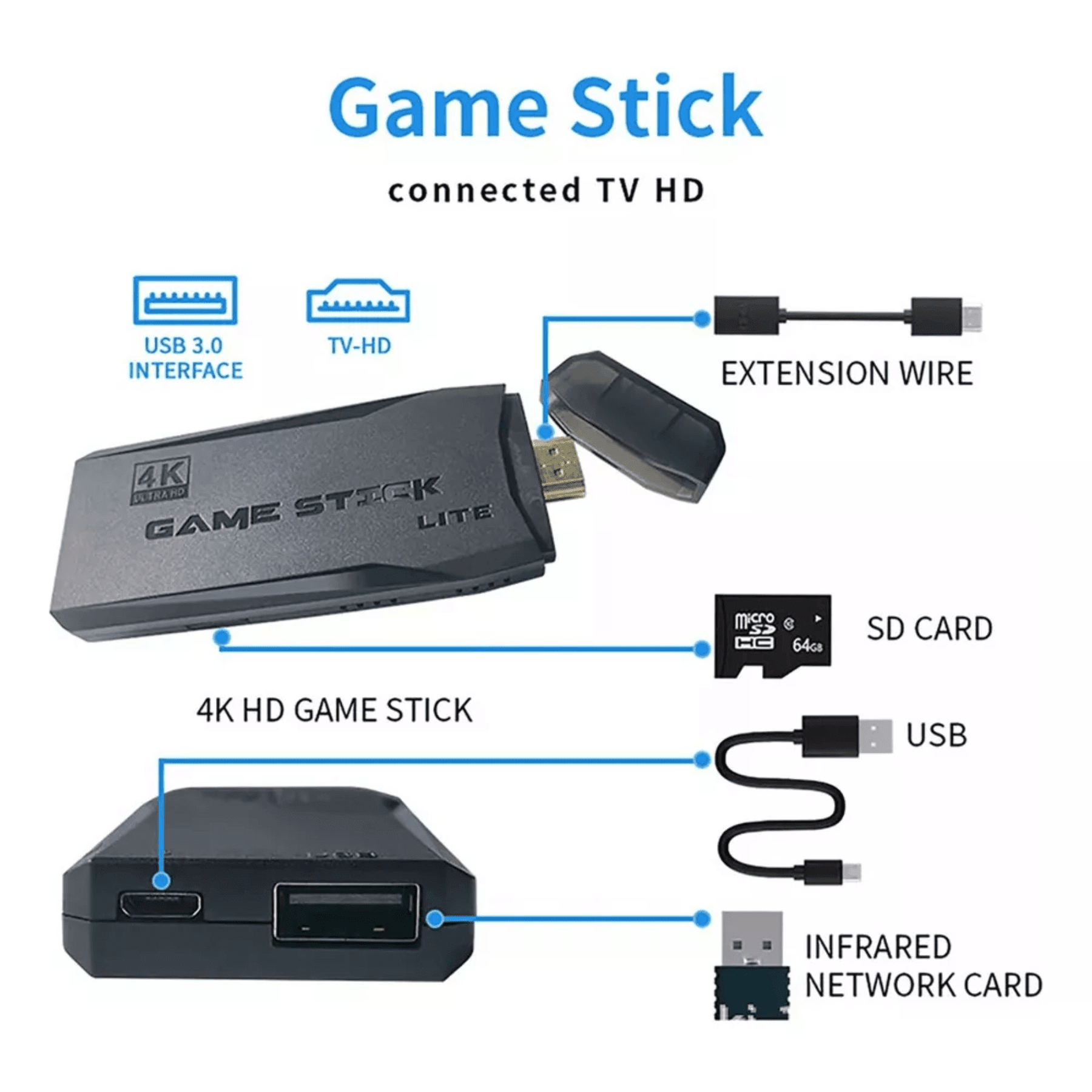 CONSOLA RETRO M8 VIDEOS JUEGOS - SuperElectro