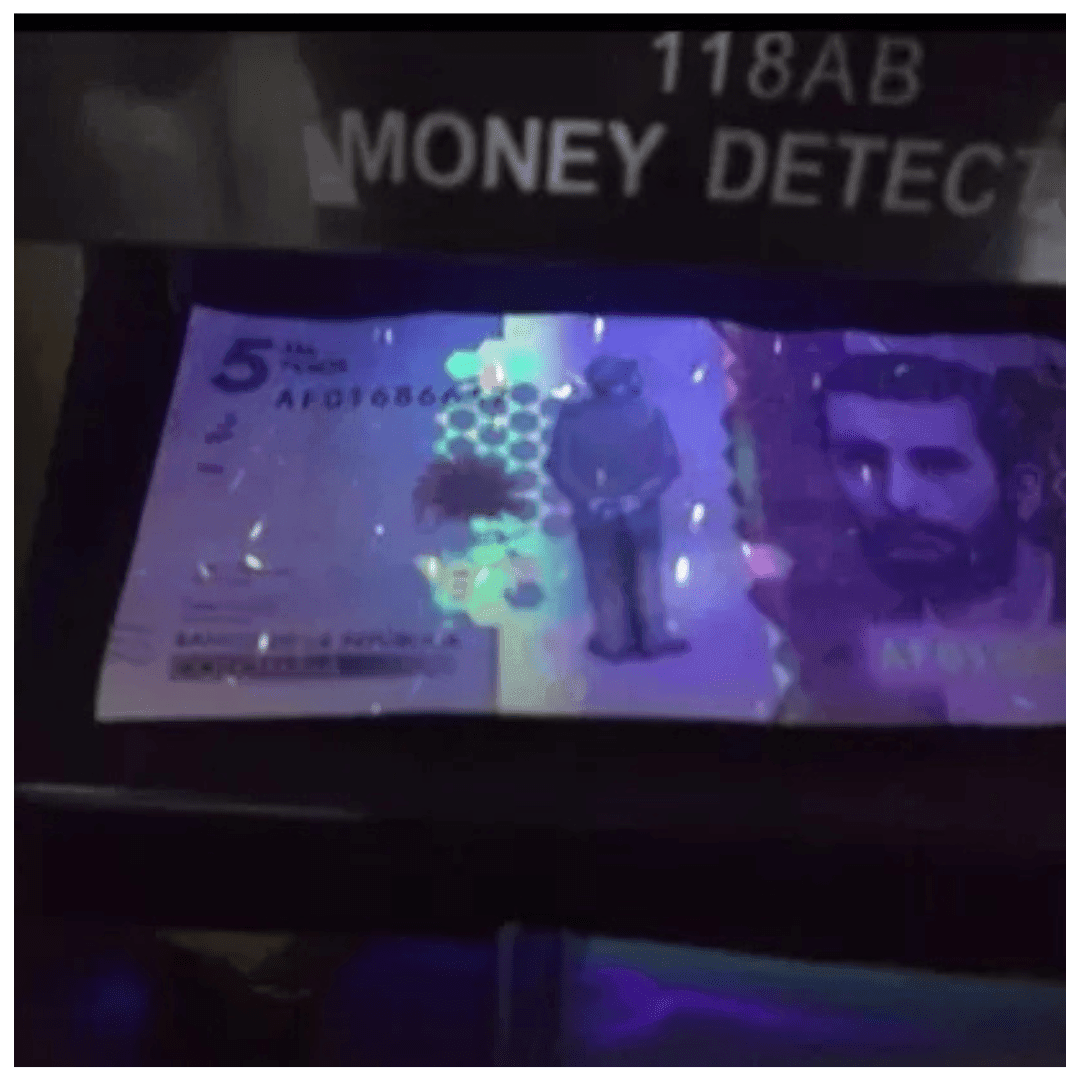 Detector de Billetes Falsos Luz UV - SuperElectro