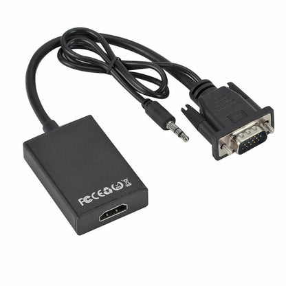 VGA to HDMI Converter Adapter 1080P VGA - SuperElectro