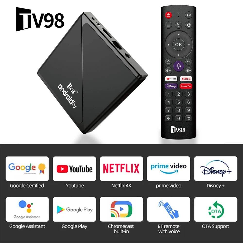 TV Box Salange Android TV98 ATV PRO - SuperElectro