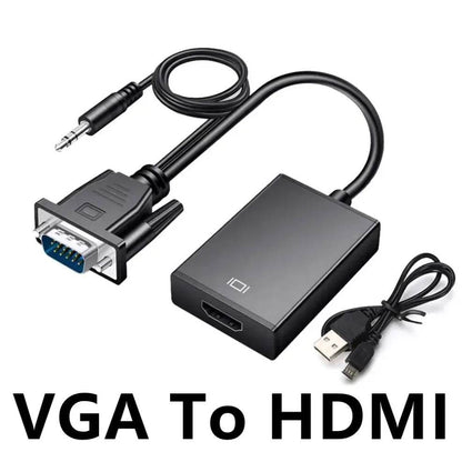 VGA to HDMI Converter Adapter 1080P VGA - SuperElectro