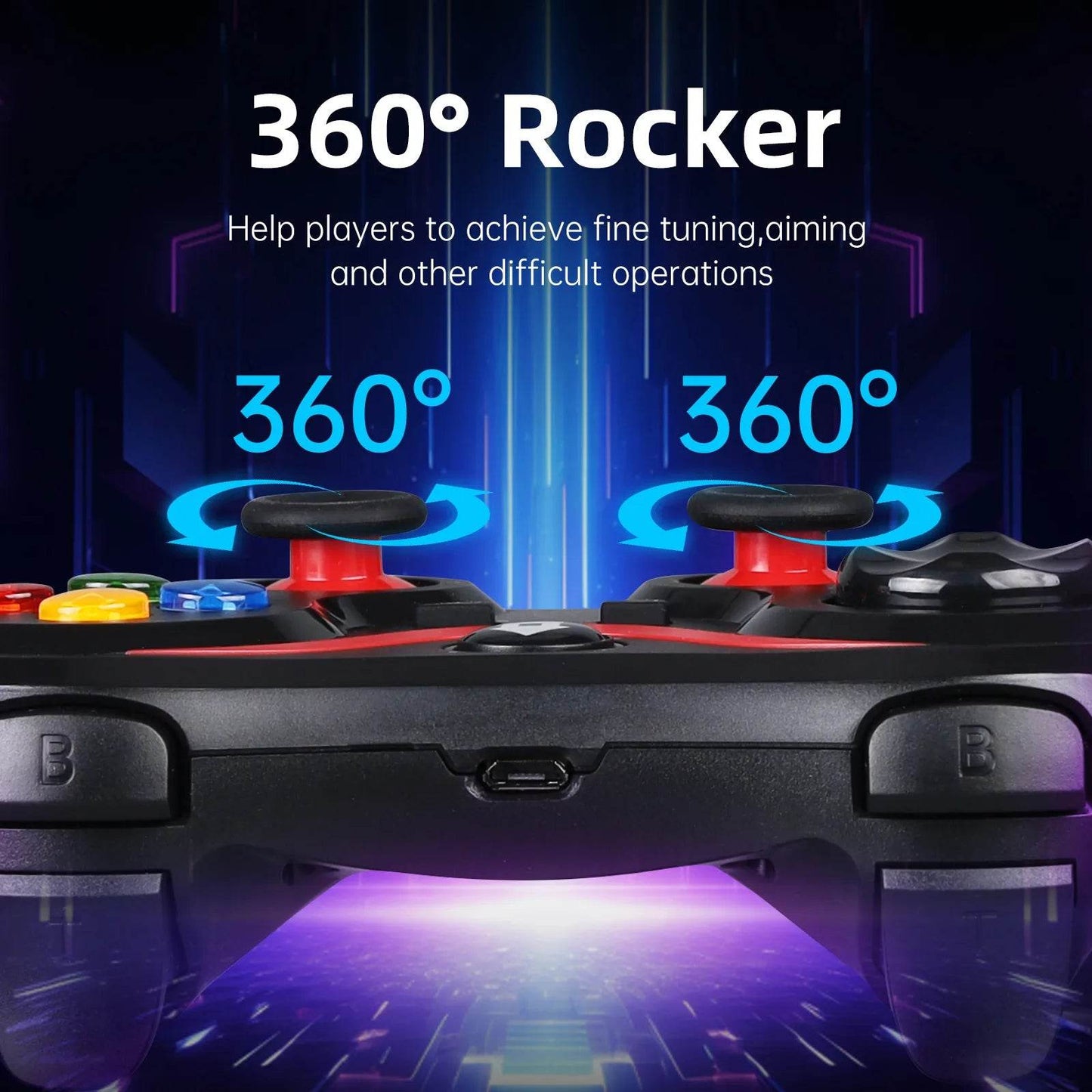 Wireless Game Controller 4.0 BT Joystick For Android and PC - SuperElectro