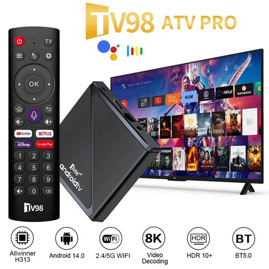 TV Box Salange Android TV98 ATV PRO - SuperElectro