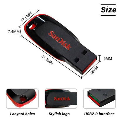 SanDisk Cruzer Blade USB 2.0 CZ50 - SuperElectro