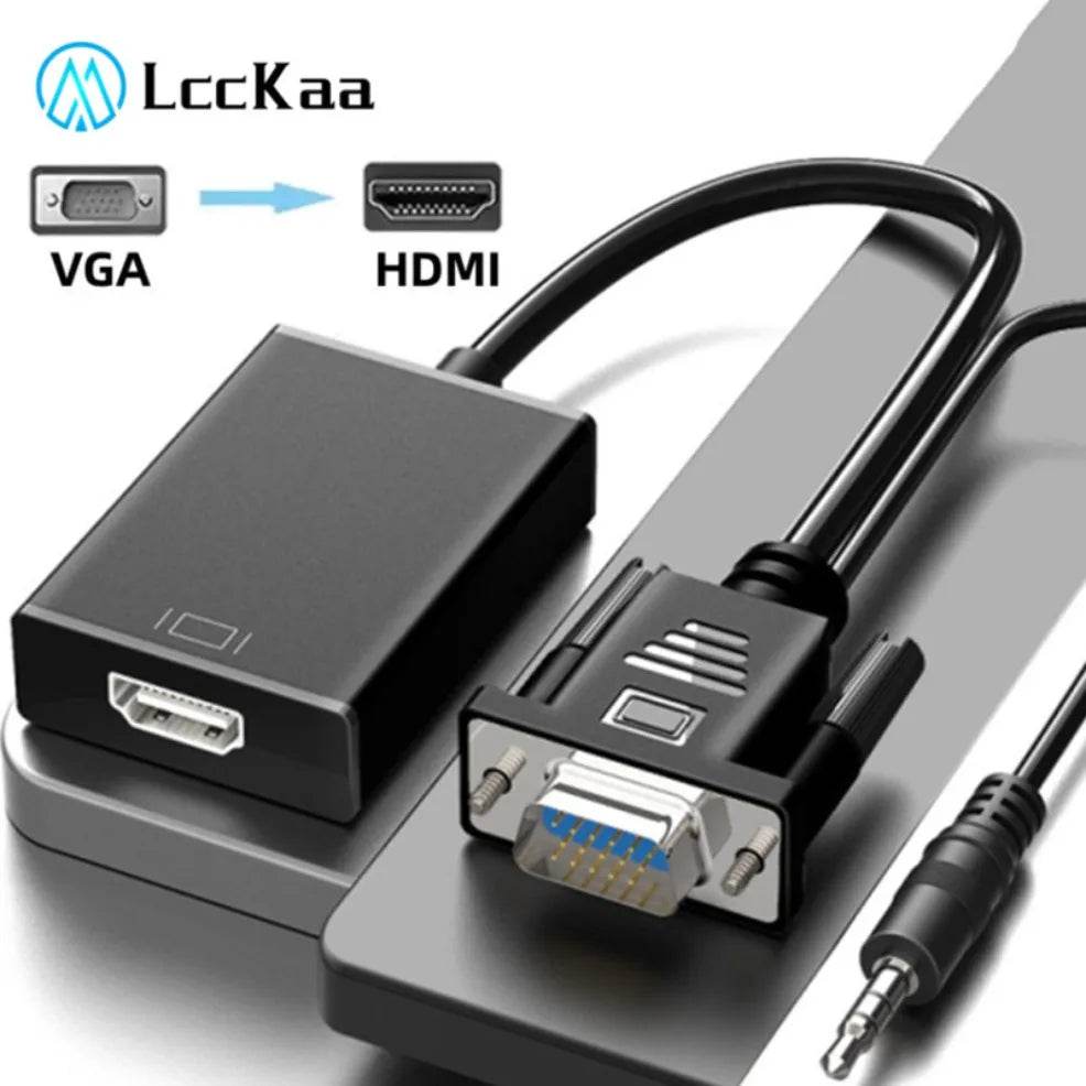 VGA to HDMI Converter Adapter 1080P VGA - SuperElectro