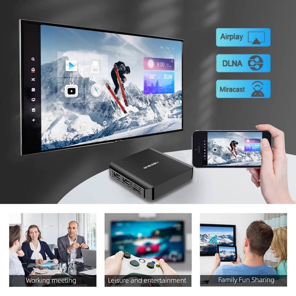 Plus Smart TV Box Android 14 - SuperElectro