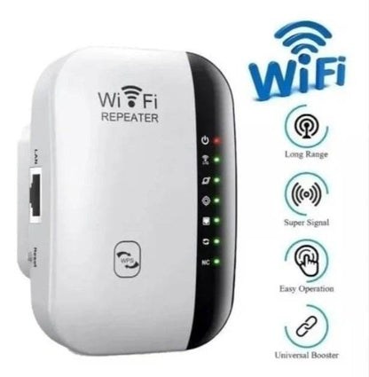 Repetidor Amplificador Wifi Señal 300 Mb - SuperElectro